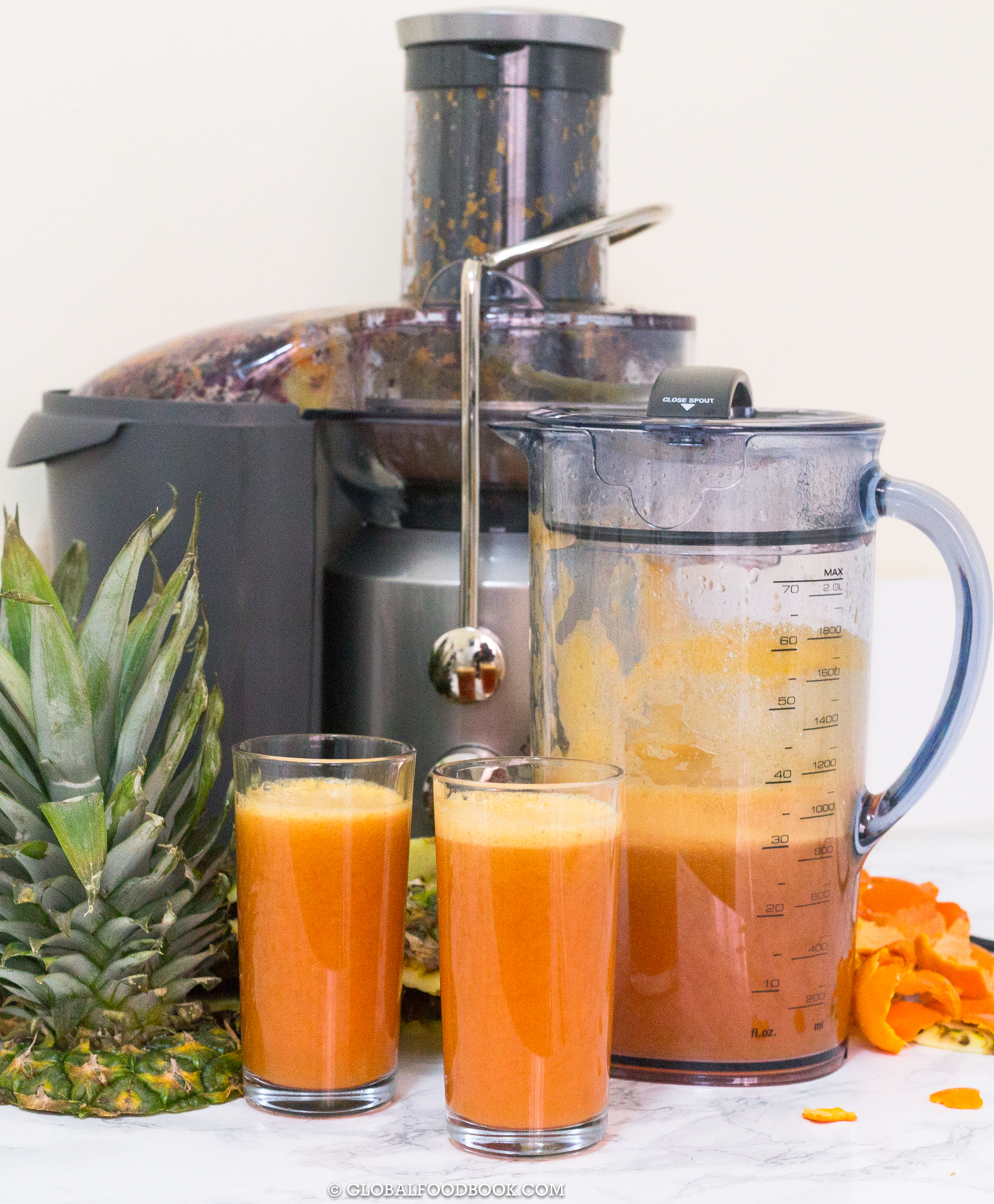 TANGERINES, GRAPES & PINEAPPLES JUICE