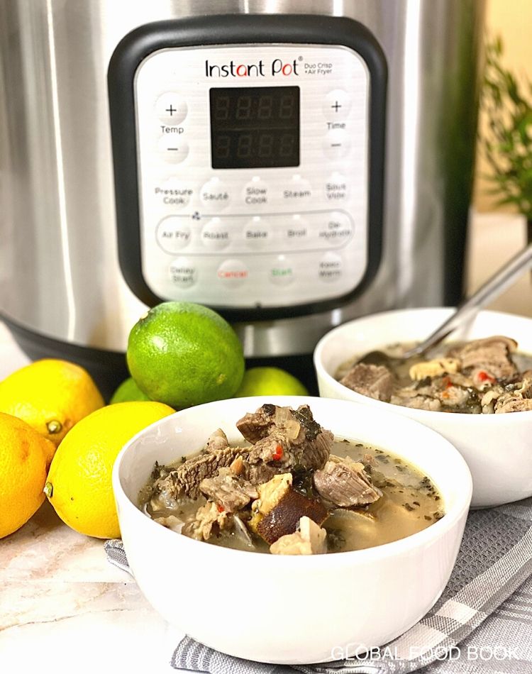 INSTANT POT GOAT SOUP FOR COLD & FLU